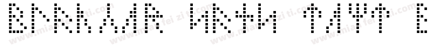 Blacker Sans Text B字体转换